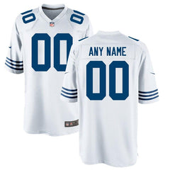 Indianapolis Colts Youth Customized Alternate Game Jersey – White 2019