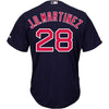 Image of J.D. Martinez Boston Red Sox Majestic Alternate Official Cool Base Player Jersey - Navy 2019