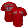Image of J.D. Martinez Boston Red Sox Majestic Postseason Alternate Cool Base Player Jersey – Scarlet 2019