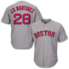 Image of J.D. Martinez Boston Red Sox Majestic Road Official Cool Base Player Jersey - Gray 2019