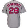 Image of J.D. Martinez Boston Red Sox Majestic Road Official Cool Base Player Jersey - Gray 2019