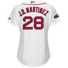 Image of J.D. Martinez Boston Red Sox Majestic Women's Postseason Home Cool Base Player Jersey – White 2019