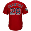 Image of J.D. Martinez Boston Red Sox Majestic World Series Cool Base Player Jersey – Scarlet 2019