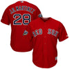 Image of J.D. Martinez Boston Red Sox Majestic World Series Cool Base Player Jersey – Scarlet 2019