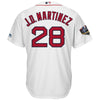 Image of J.D. Martinez Boston Red Sox Majestic World Series Cool Base Player Jersey – White 2019