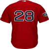 Image of J.D. Martinez Boston Red Sox Majestic World Series Cool Base Player Number Jersey – Scarlet 2019