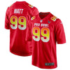 Image of J.J. Watt AFC 2019 Pro Bowl Game Jersey – Red 2019