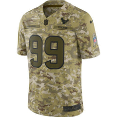 J.J. Watt Houston Texans Salute to Service Limited Jersey – Camo 2019