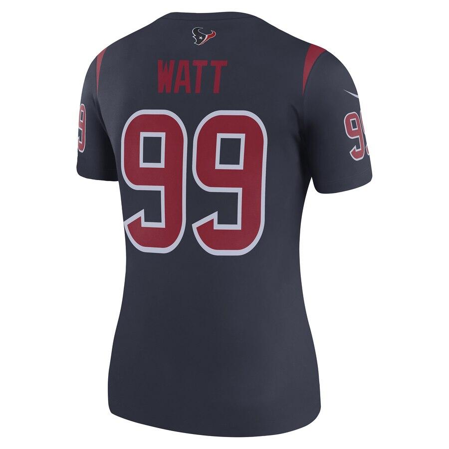 J.J. Watt Houston Texans Women's Color Rush Legend Jersey – Navy 2019
