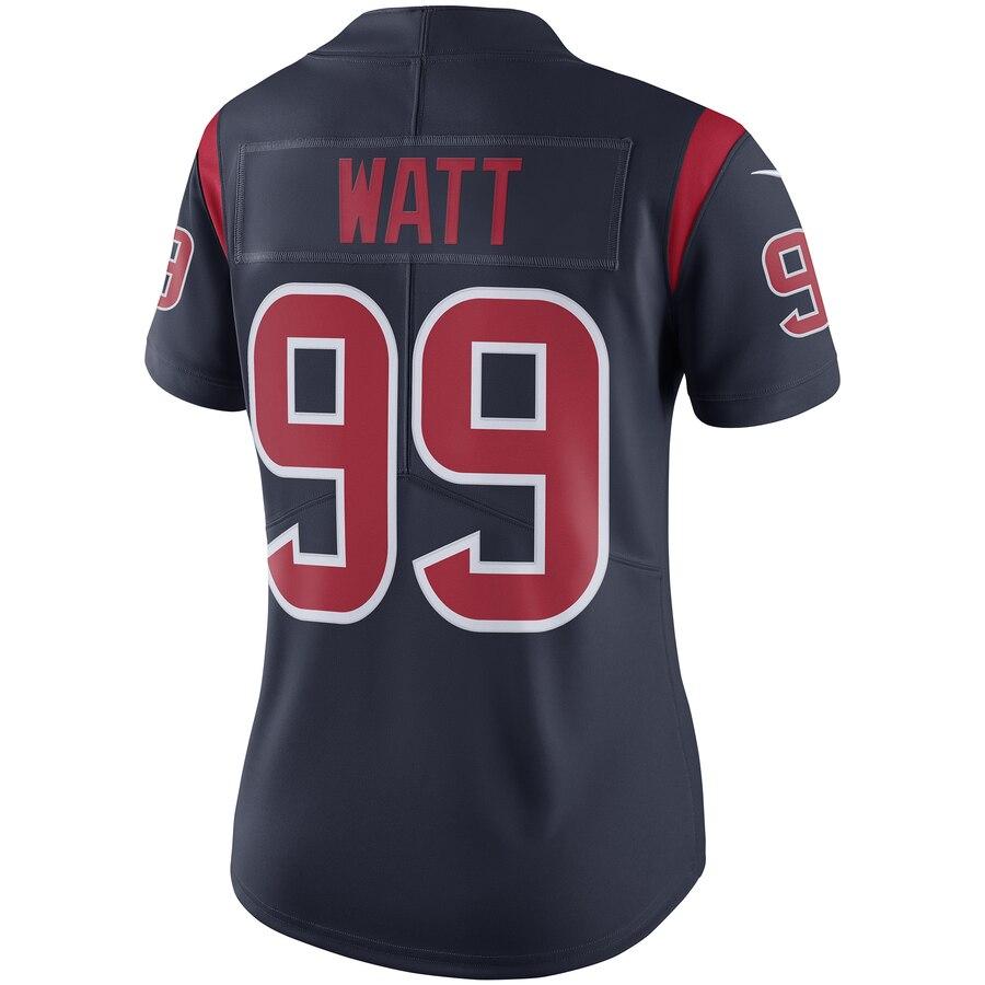J.J. Watt Houston Texans Women's Color Rush Limited Jersey - Navy 2019
