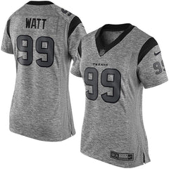 J.J. Watt Houston Texans Women's Gridiron Gray Limited Jersey - Gray 2019