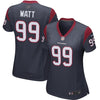 Image of J.J. Watt Houston Texans Women's Player Game Jersey – Navy 2019