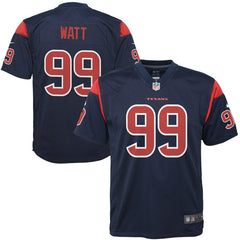 J.J. Watt Houston Texans Youth Color Rush Game Jersey - Navy 2019