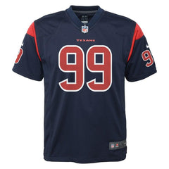 J.J. Watt Houston Texans Youth Color Rush Game Jersey - Navy 2019