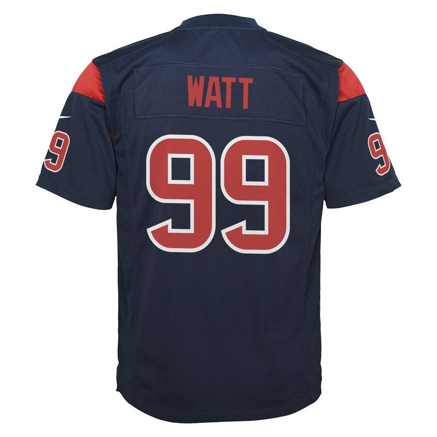 J.J. Watt Houston Texans Youth Color Rush Game Jersey - Navy 2019