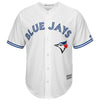 Image of JA Happ Toronto Blue Jays Majestic Home Cool Base Player Jersey - White 2019