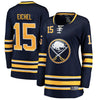 Image of Jack Eichel Buffalo Sabres Women's Home Breakaway Player Jersey - Navy 2019