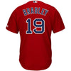 Image of Jackie Bradley Jr. Boston Red Sox Majestic Alternate Official Cool Base Replica Player Jersey – Scarlet 2019