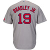 Image of Jackie Bradley Jr. Boston Red Sox Majestic Official Cool Base Player Jersey – Gray 2019