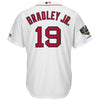 Image of Jackie Bradley Jr. Boston Red Sox Majestic World Series Champions Home Cool Base Player Jersey – White 2019