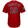 Image of Jackie Bradley Jr. Boston Red Sox Majestic World Series Cool Base Player Jersey – Scarlet 2019