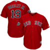 Image of Jackie Bradley Jr. Boston Red Sox Majestic World Series Cool Base Player Jersey – Scarlet 2019