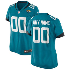 Jacksonville Jaguars Women's Custom Alternate Game Jersey – Teal 2019