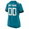 Image of Jacksonville Jaguars Women's Custom Alternate Game Jersey – Teal 2019
