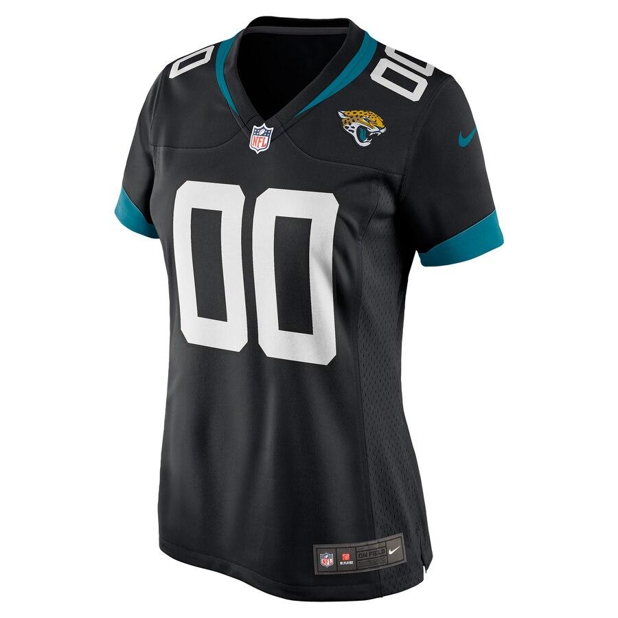 Jacksonville Jaguars Women's Custom Team Color Game Jersey – Black 2019