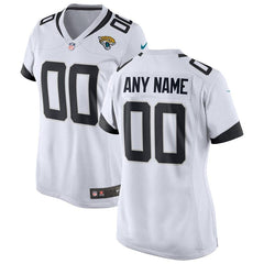 Jacksonville Jaguars Women's NFL Custom Game Jersey – White 2019