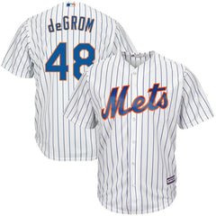 Jacob deGrom New York Mets Majestic Cool Base Player Jersey - White 2019