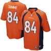 Image of Jacob Tamme Denver Broncos Youth Team Color Game Jersey - Orange 2019