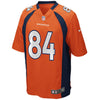 Image of Jacob Tamme Denver Broncos Youth Team Color Game Jersey - Orange 2019