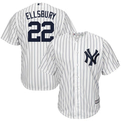 Jacoby Ellsbury New York Yankees Majestic Cool Base Player Jersey - White 2019