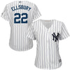 Image of Jacoby Ellsbury New York Yankees Majestic Women's Cool Base Player Jersey - White 2019
