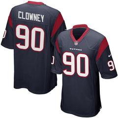 Jadeveon Clowney Houston Texans Youth Team Color Game Jersey - Navy Blue 2019