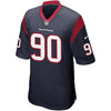 Image of Jadeveon Clowney Houston Texans Youth Team Color Game Jersey - Navy Blue 2019