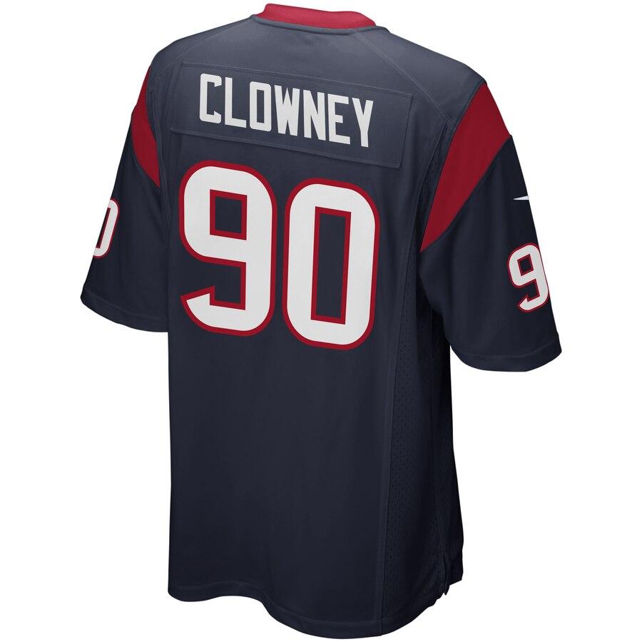 Jadeveon Clowney Houston Texans Youth Team Color Game Jersey - Navy Blue 2019