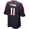 Image of Jaelen Strong Houston Texans Game Jersey - Navy 2019