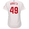 Image of Jake Arrieta Philadelphia Phillies Majestic Women's Cool Base Player Jersey – White 2019