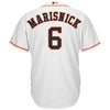 Image of Jake Marisnick Houston Astros Majestic Home Cool Base Replica Player Jersey - White 2019