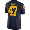 Image of Jake Ryan Michigan Wolverines Jordan Brand Game Jersey – Navy 2019