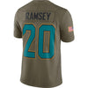 Image of Jalen Ramsey Jacksonville Jaguars Salute To Service Limited Jersey - Olive 2019