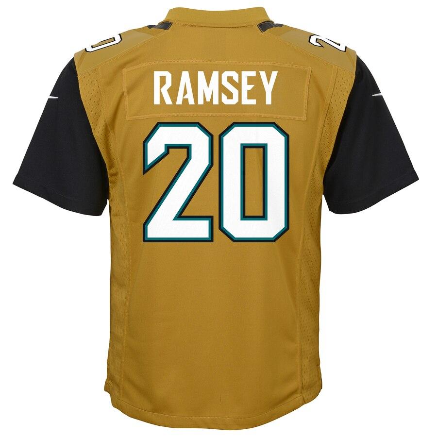 Jalen Ramsey Jacksonville Jaguars Youth Color Rush Game Jersey - Gold 2019