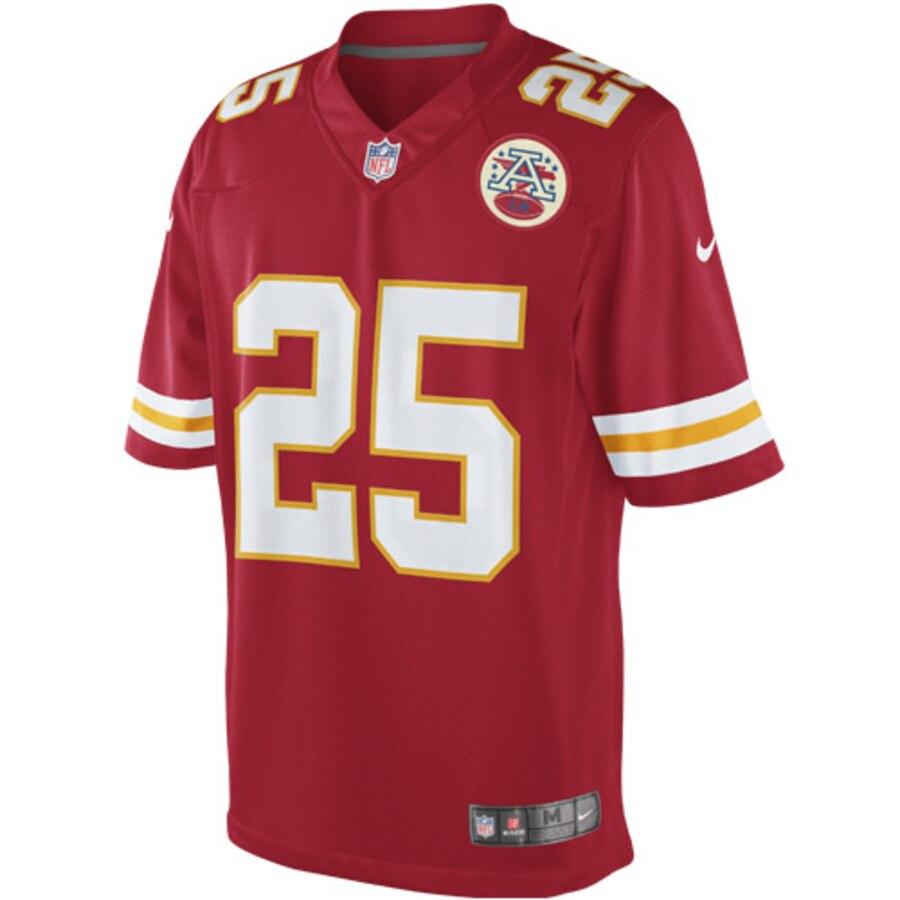 Jamaal Charles Kansas City Chiefs Team Color Limited Jersey - Red 2019