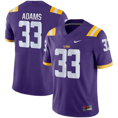 Jamal Adams LSU Tigers Game Jersey – Purple 2019