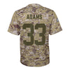 Image of Jamal Adams New York Jets Youth Salute to Service Game Jersey - Camo 2019