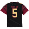 Image of Jameis Winston Florida State Seminoles Youth Alumni Game Jersey - Black 2019