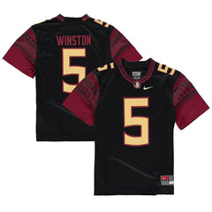 Jameis Winston Florida State Seminoles Youth Alumni Game Jersey - Black 2019