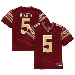 Jameis Winston Florida State Seminoles Youth Alumni Game Jersey - Garnet 2019